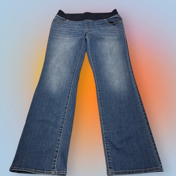 LIZ LANGE MATERNITY Women’s 6 BOOT CUT Blue Jeans - Picture 2 of 5